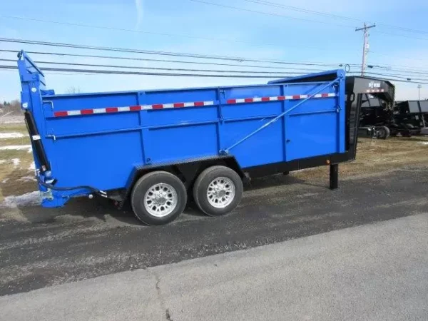 BWise 7 x 16 Heavy Duty Gooseneck Dump – Ultimate Dump Trailer - Image 2