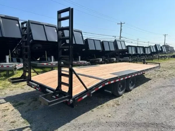 BWise 8.5 x 24 Deckover Equipment Trailer Ladder Ramps - Image 3