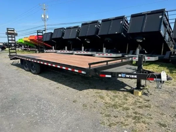 BWise 8.5 x 24 Deckover Equipment Trailer Ladder Ramps
