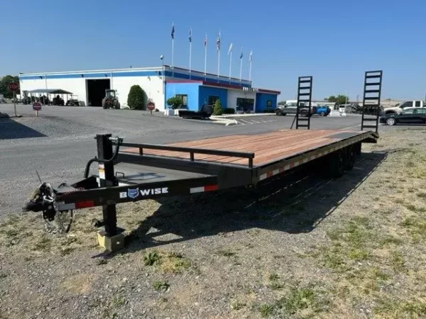 BWise 8.5 x 24 Deckover Equipment Trailer Ladder Ramps - Image 4