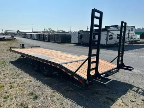BWise 8.5 x 24 Deckover Equipment Trailer Ladder Ramps - Image 2