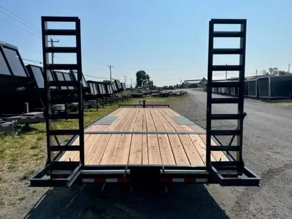 BWise 8.5 x 24 Deckover Equipment Trailer Ladder Ramps - Image 5