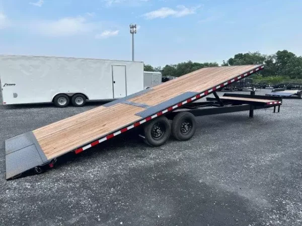 BWise 8 x 26 Deckover Equipment Trailer Split Tilt Deck - Image 5