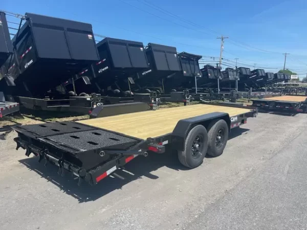 CAM Superline 7 x 20 Equipment Trailer Super Ramps Item - Image 3