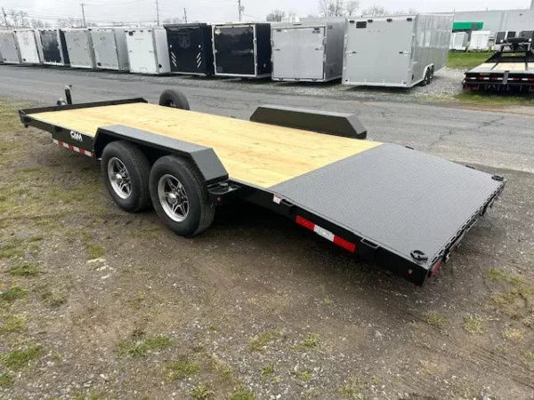 CAM Superline 7 x 20 Open Car Hauler Slide Out Ramps - Image 2