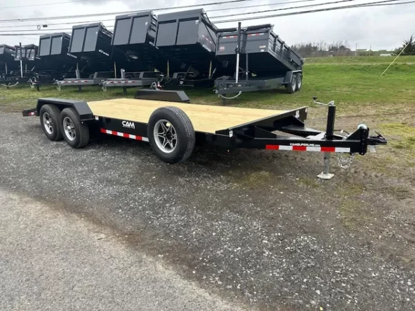 CAM Superline 7 x 20 Open Car Hauler Slide Out Ramps