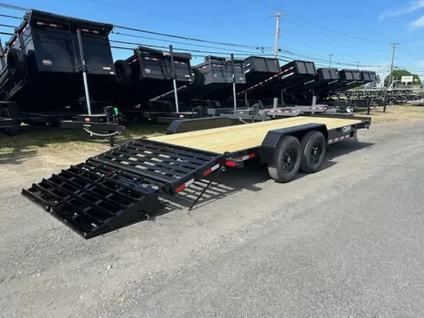 CAM Superline 7 x 22 Equipment Trailer Super Ramps - Image 2