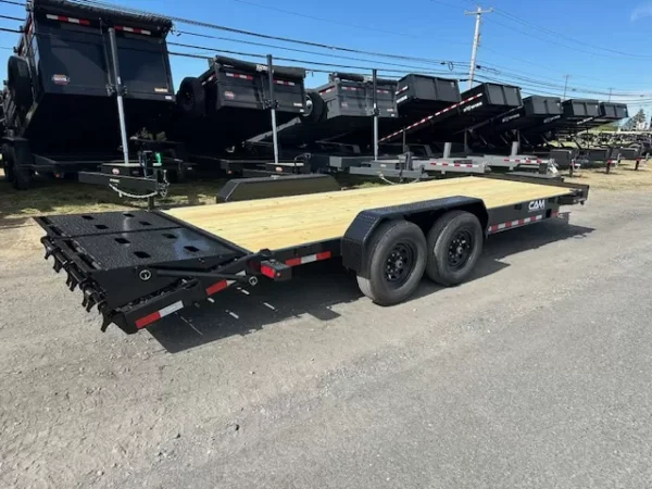 CAM Superline 7 x 22 Equipment Trailer Super Ramps - Image 4
