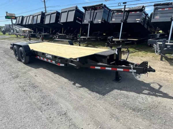 CAM Superline 7 x 22 Equipment Trailer Super Ramps