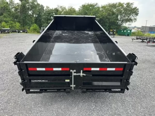 CAM Superline 7 x 14 HD Low Profile Dump Trailer Scissor Lift - Image 4