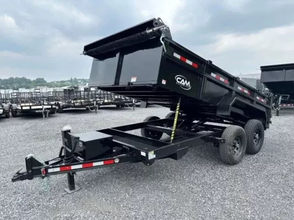 CAM Superline 7 x 14 HD Low Profile Dump Trailer Scissor Lift - Image 6