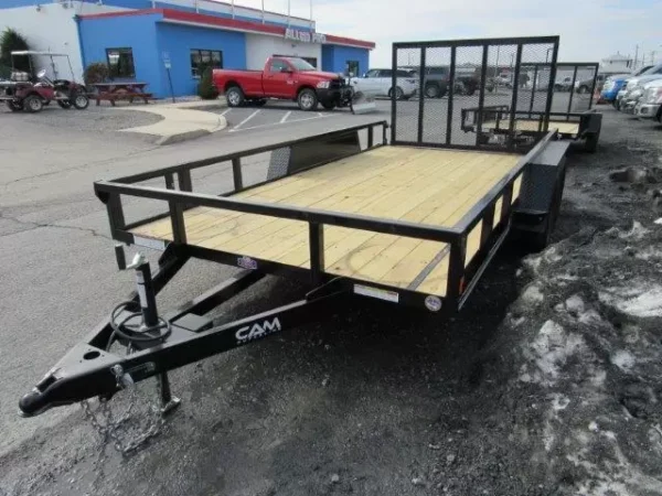 Cam Superline 7 x 14 Landscape Utility Trailer – Rear Landscape Gate - Image 5