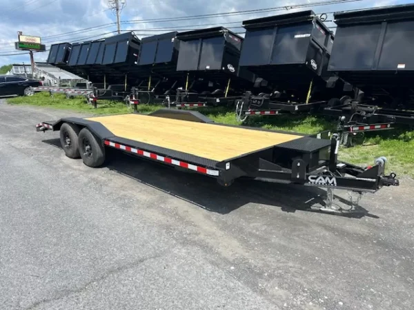 CAM Superline 8 x 20 Full Width Equipment Trailer Slide Out Ramps Clearance