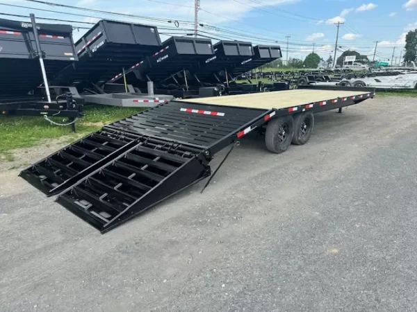 CAM Superline 8 x 25 Deckover Equipment Trailer Super Ramps - Image 2