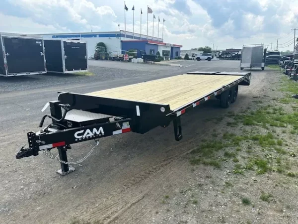 CAM Superline 8 x 25 Deckover Equipment Trailer Super Ramps - Image 6