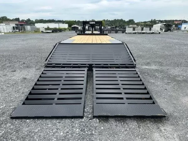 CAM Superline 8 x 25 Gooseneck Deckover Equipment Trailer - Image 7