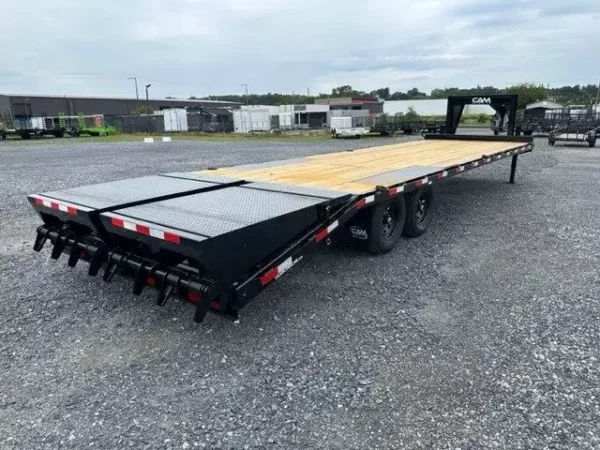 CAM Superline 8 x 30 Gooseneck Deckover Equipment Trailer - Image 3