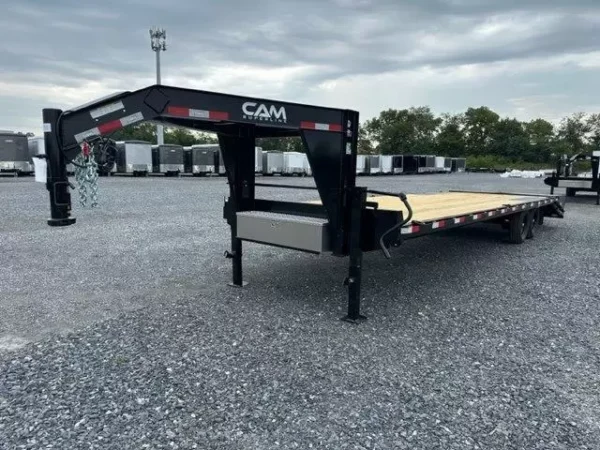 CAM Superline 8 x 30 Gooseneck Deckover Equipment Trailer - Image 7