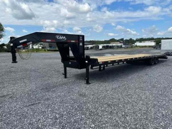 CAM Superline 8 x 40 Deckover Gooseneck Equipment Trailer - Image 8