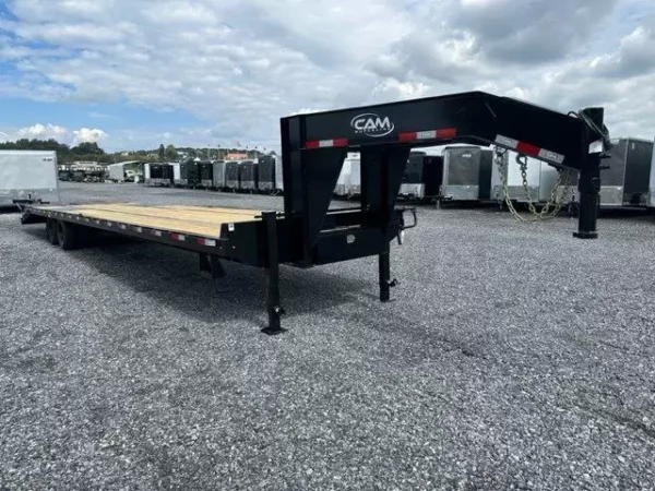 CAM Superline 8 x 40 Deckover Gooseneck Equipment Trailer - Image 3