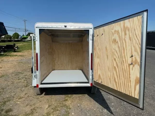 Car Mate 4 x 6 Enclosed Cargo Trailer Single Rear Door - Image 7