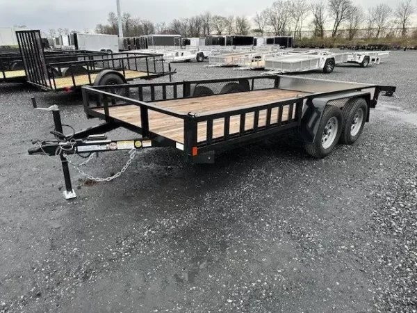 Car Mate 6 x 14 Utility Trailer – Removable Side Ramps - Image 2