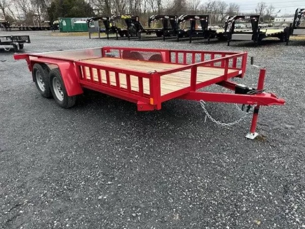 Car Mate 6 x 14 Utility Trailer – Removable Side Ramps