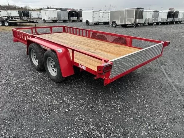 Car Mate 6 x 14 Utility Trailer – Removable Side Ramps - Image 6