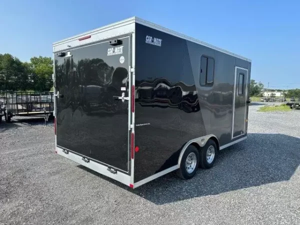 Car Mate 8.5 x 16 Enclosed V-Nose Cargo Trailer- A/C Unit - Image 10