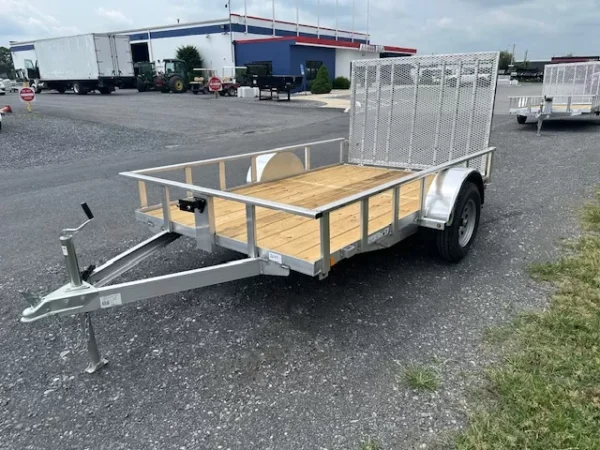 Carry-On 6 x 10 Aluminum Landscape Utility Trailer – Rear Mesh Gate - Image 2