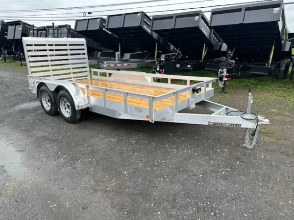Carry-On 6 x 14 Aluminum Landscape Utility Trailer – Rear Gate