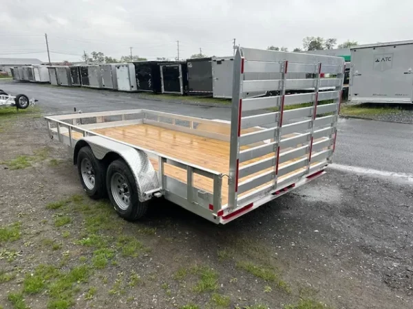 Carry-On 6 x 14 Aluminum Landscape Utility Trailer – Rear Gate - Image 4
