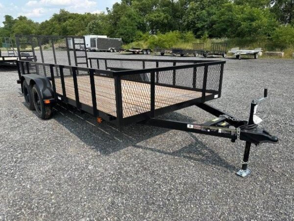 Carry On 7 x 16 Landscape Utility Trailer – Mesh Sides