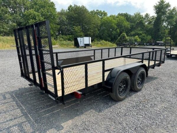 Carry On 7 x 16 Landscape Utility Trailer – Mesh Sides - Image 4