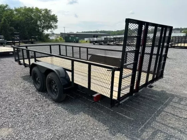 Carry On 7 x 16 Landscape Utility Trailer – Mesh Sides - Image 6