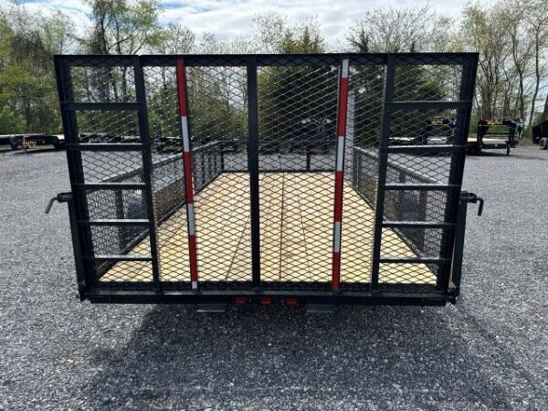 Carry On 7 x 16 Landscape Utility Trailer – Mesh Sides & ATV Gate - Image 2