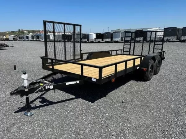 Carry On 7 x 16 Landscape Utility Trailer – Side ATV Ramp - Image 2