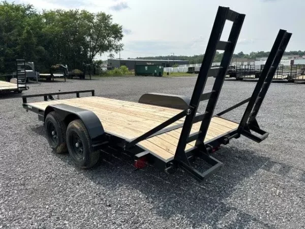 Carry On 7 x 16 Low Profile Equipment Trailer Ladder Ramps - Image 4