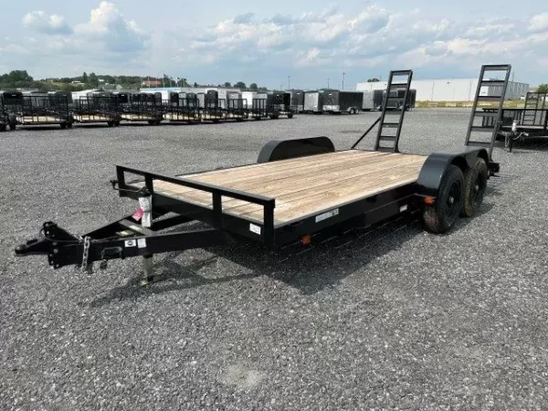 Carry On 7 x 16 Low Profile Equipment Trailer Ladder Ramps - Image 5
