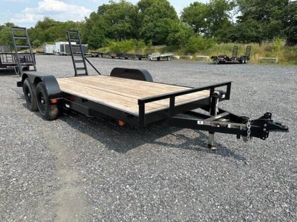 Carry On 7 x 16 Low Profile Equipment Trailer Ladder Ramps
