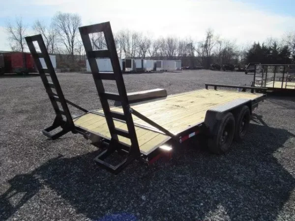 Carry On 7 x 18 Equipment Trailer Ladder Ramps