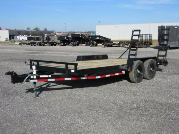 Carry On 7 x 18 Equipment Trailer Ladder Ramps - Image 5