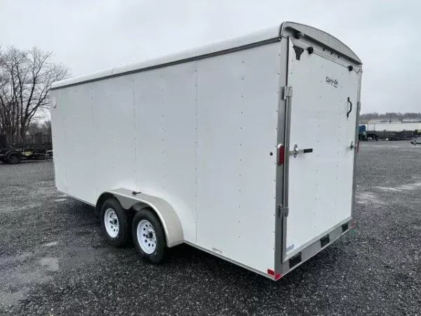 Carry On 7 x 18 Enclosed V-Nose Cargo Trailer – 6″ Added Height - Image 4