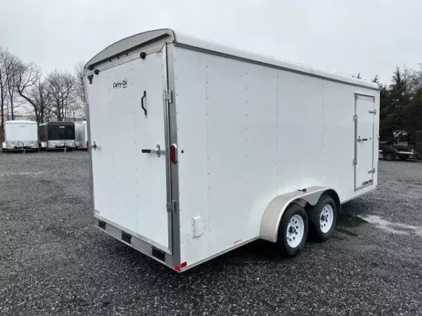 Carry On 7 x 18 Enclosed V-Nose Cargo Trailer – 6″ Added Height - Image 5