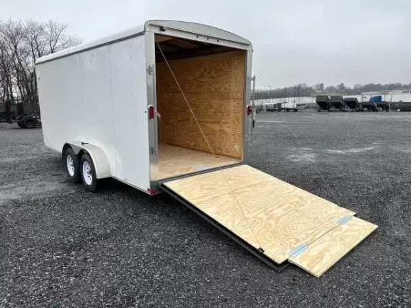 Carry On 7 x 18 Enclosed V-Nose Cargo Trailer – 6″ Added Height - Image 8