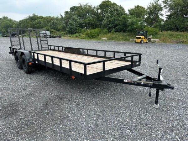 Carry-On 7 x 20 Landscape Utility Trailer – Rear Ramp Gate