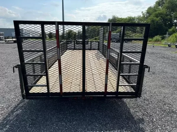 Carry-On 7 x 20 Landscape Utility Trailer – Mesh Sides & ATV Gate - Image 6