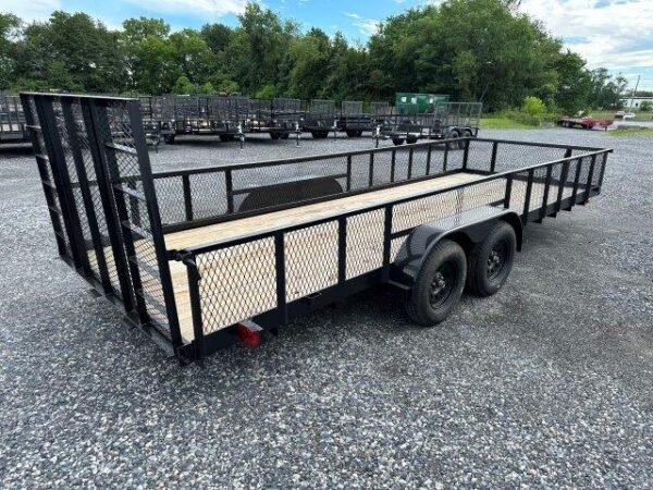 Carry-On 7 x 20 Landscape Utility Trailer – Mesh Sides - Image 2