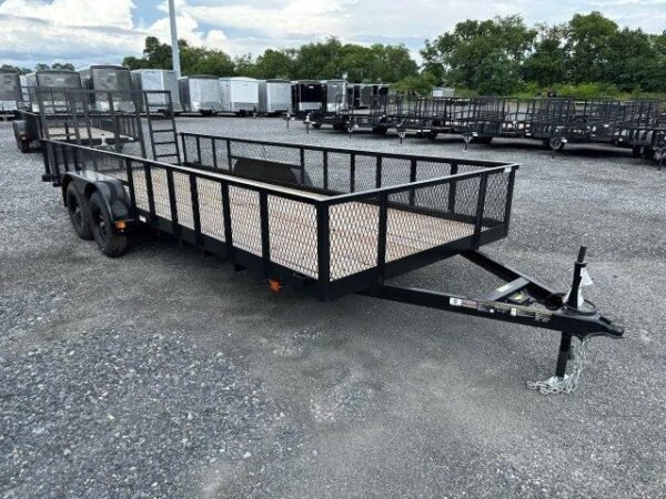 Carry-On 7 x 20 Landscape Utility Trailer – Mesh Sides