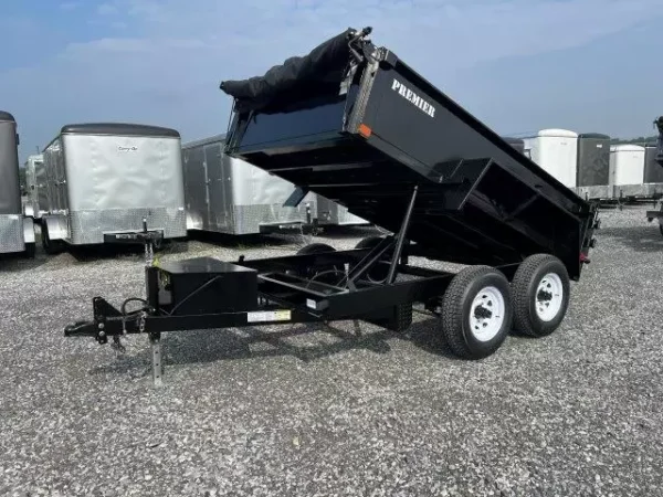 Premier 6 x 10 Low Profile Dump Trailer Ladder Ramps - Image 3